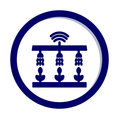Akıllı Çiftlik. Web simgesi basit illüstrasyon 