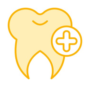 diş tıbbi ikonu vektör illüstrasyonu                   