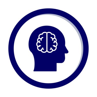 trend biçimli arkaplanda beyin simgesi