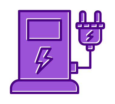 İstasyon simgesi tasarımı, vektör illüstrasyonu yükleniyor