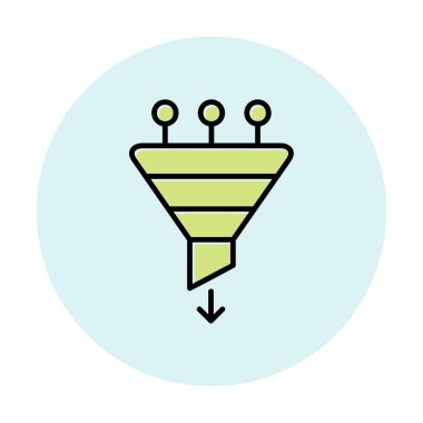 Huni vektör illüstrasyon tasarımının düz simgesi