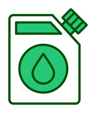  Yakıt Çubuğu simgesi, vektör illüstrasyonu   