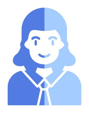 Psikiyatrist simgesi vektör illüstrasyonu