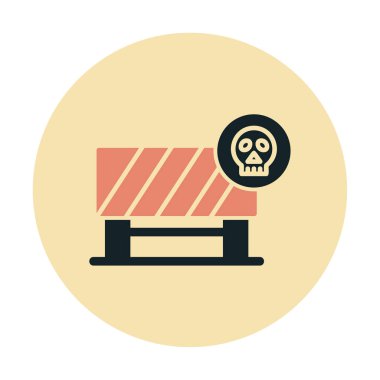 Tehlike Öndeki Yol İşareti, vektör çizimi