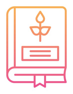 Tarım Kitabı. Web simgesi basit illüstrasyon 