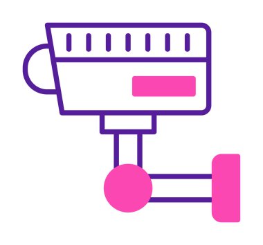 ccTV kamerasının vektör illüstrasyonu 