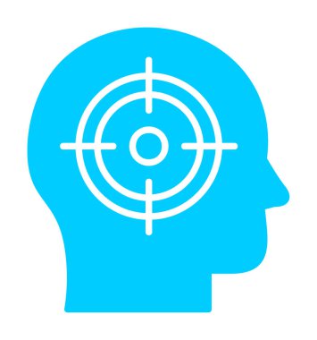 hedef simge, vektör illüstrasyonu basit tasarım