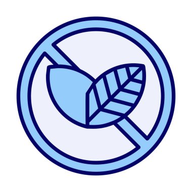 Tütün Günü vektör illüstrasyonu yok, dumanı tüten renk çizgisi simgesi yok 