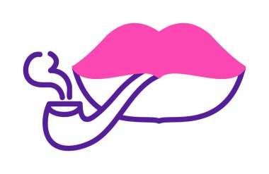  Sigara ikonu vektör illüstrasyon tasarımı