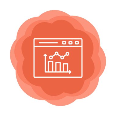 çubuk çizelgesi vektör illüstrasyonu