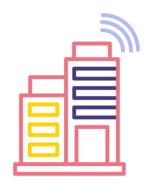 vector illustration of smart city  