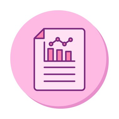 çubuk çizelgesi vektör illüstrasyonu