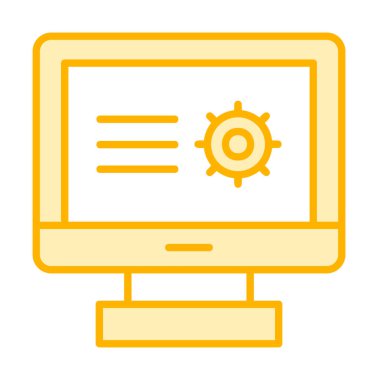 Basit Araştırma simgesi, vektör illüstrasyonu