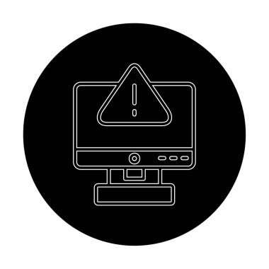 Hata imza simgesi vektör illüstrasyonu