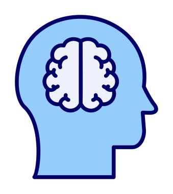 trend biçimli arkaplanda beyin simgesi