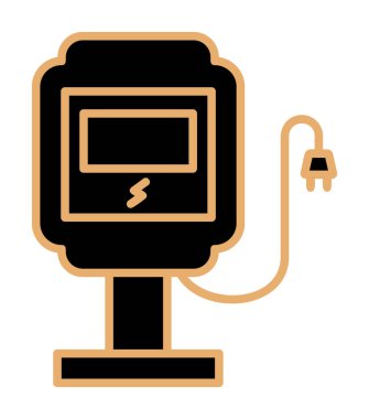 İstasyon simgesi tasarımı, vektör illüstrasyonu yükleniyor