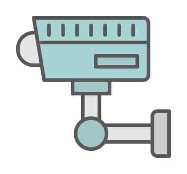 ccTV kamerasının vektör illüstrasyonu 