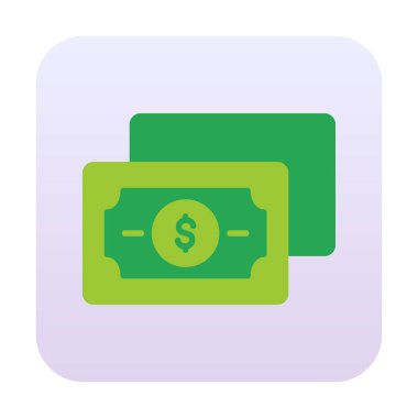 para düz simgesi, vektör illüstrasyonu