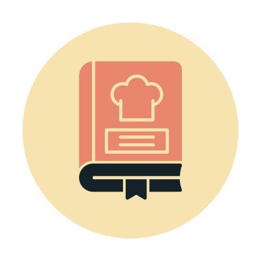 Tarif Defteri Simgesi - Tek Simge, Vektör