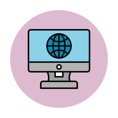 Internet bağlantısı simgesini vektör çizim