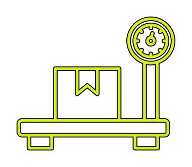 ölçekli düz simge, vektör illüstrasyonu 