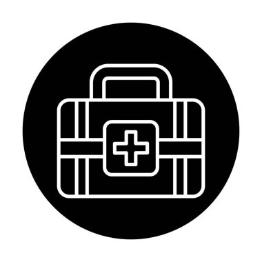İlk yardım kiti vektör illüstrasyonu