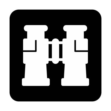 binoküler ikon vektör çizimi