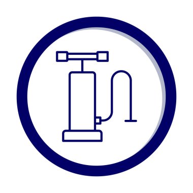 Hava Pompası ağ ikonu vektör illüstrasyonu