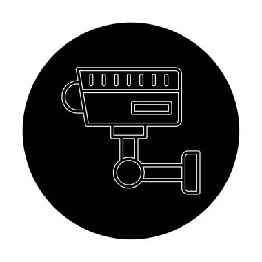 ccTV kamerasının vektör illüstrasyonu 