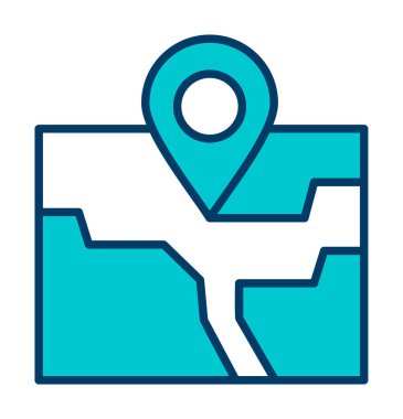 pin konumu konum ikon vektör illüstrasyon tasarımı