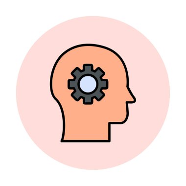 yaratıcı vektör düz renk simgesi 