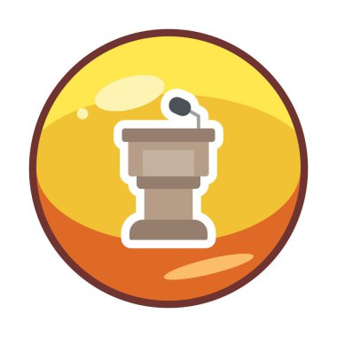 vector illustration of podium icon 