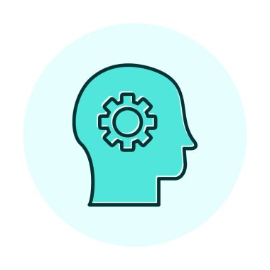 yaratıcı vektör düz renk simgesi 