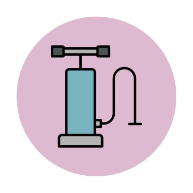 Hava Pompası ağ ikonu vektör illüstrasyonu