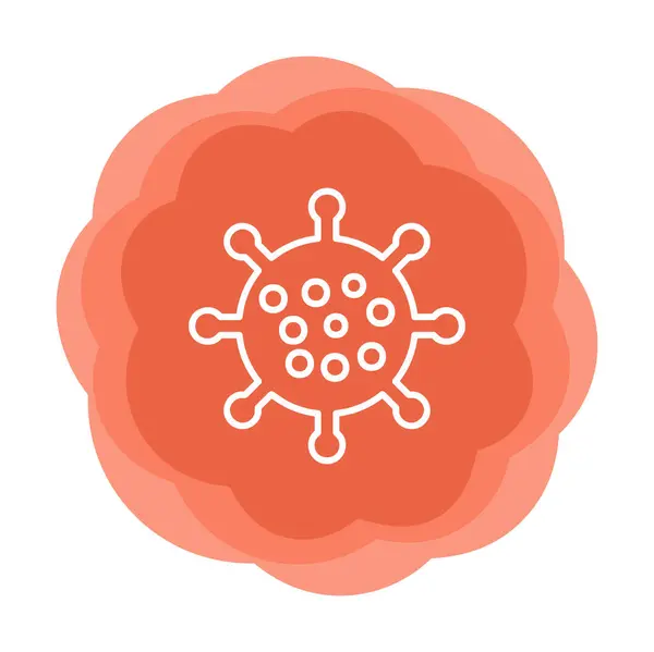 stock vector corona virus icon, covid-19 pandemic disease symbol, line style vector icon