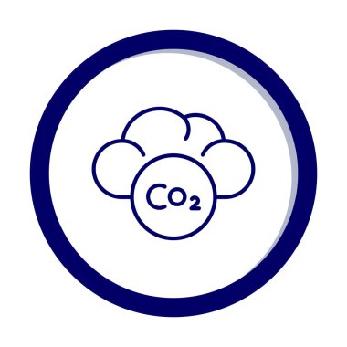 yardımcı 2 emisyon ikon vektör illüstrasyonlu bulut 