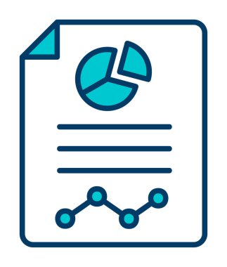 Analiz web simgesi vektör illüstrasyonu    