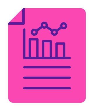 çubuk çizelgesi vektör illüstrasyonu