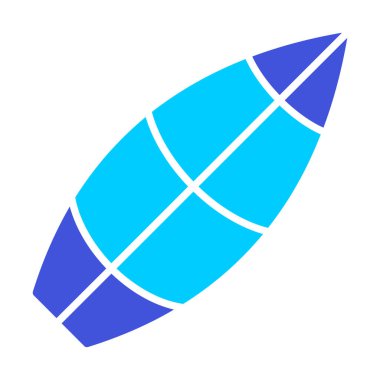 sörf tahtası vektör illüstrasyonu modern simge