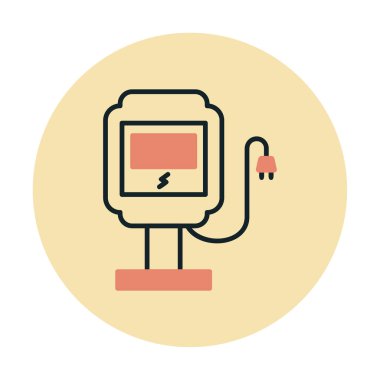 İstasyon simgesi tasarımı, vektör illüstrasyonu yükleniyor