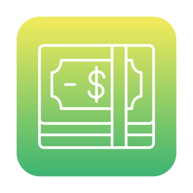 para düz simgesi, vektör illüstrasyonu