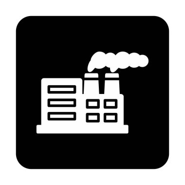 Nükleer santral ikon vektörü. İnce çizgi işareti. izole edilmiş sınır sembolü çizimi