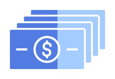 para düz simgesi, vektör illüstrasyonu