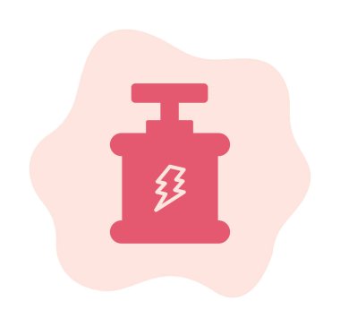  düz patlama simgesi, vektör illüstrasyonu