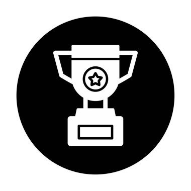 kupa simgesi, vektör çizimi