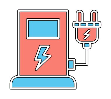 İstasyon simgesi tasarımı, vektör illüstrasyonu yükleniyor