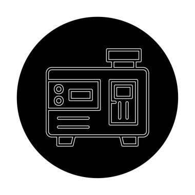 Elektrik jeneratörü satır simgesi biçimi