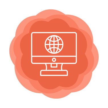 Internet bağlantısı simgesini vektör çizim