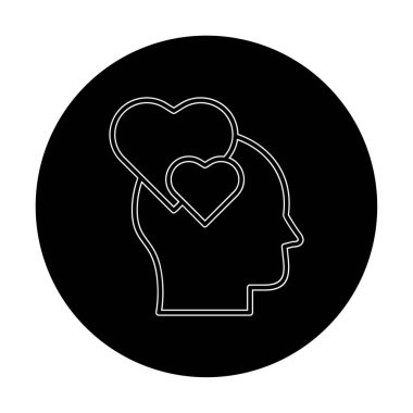 Aşık kişi ikon vektör illüstrasyonuName