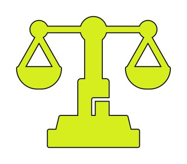 soyut adalet ölçeği resim tasarımı